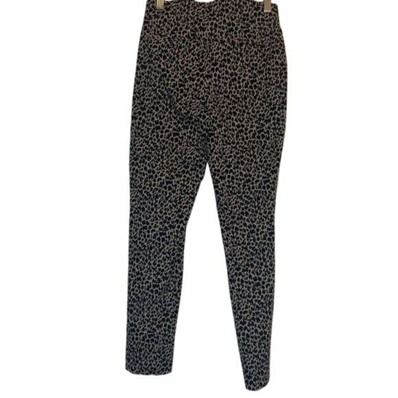 A New Day Animal Print Size Zip Ankle Pants, Size 4 - Picture 4 of 7